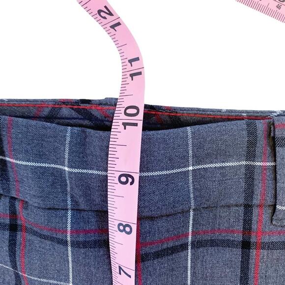 TOMMY HILFIGER Essential Skinny Plaid Pants Academia 00 - Picture 12 of 12